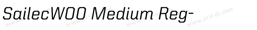 SailecW00 Medium Reg字体转换
